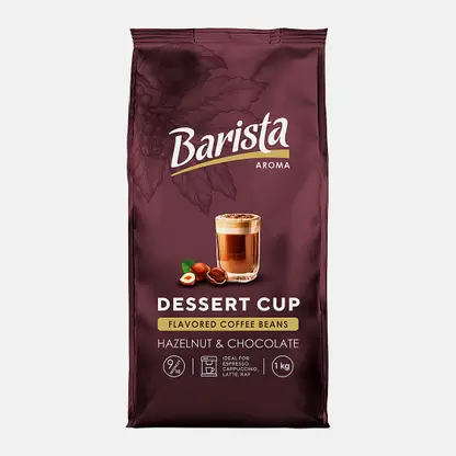 Кофе в зернах натуральный жареный фундук и шоколад Barista Aroma 1кг