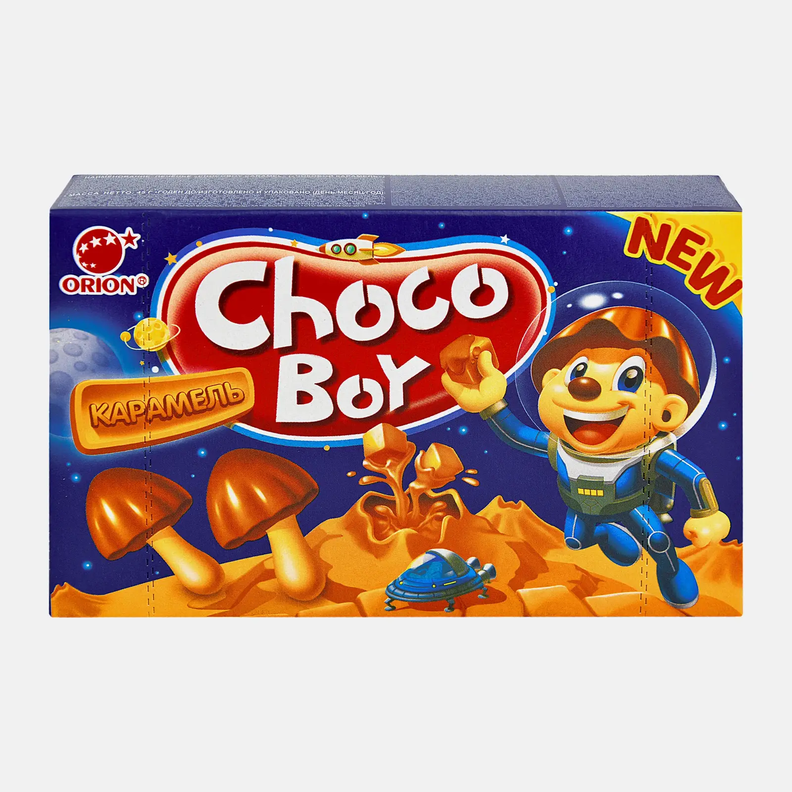 Печенье Choco Boy Caramel с карамелью Orion 45г