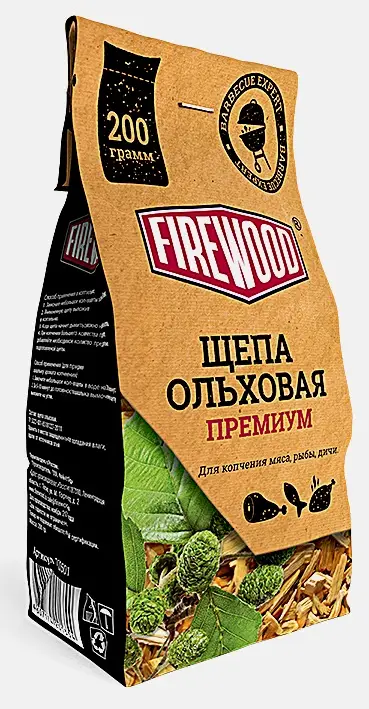 Щепа для копчения Депо Firewood Ольха 200г - фото 2 Щепа для копчения Депо Firewood Ольха 200г - фото 2