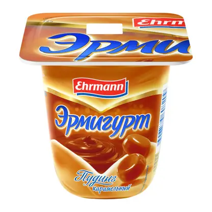 Изображение товара Пудинг Ehrmann Эрмигурт Карамельный 3% 100г