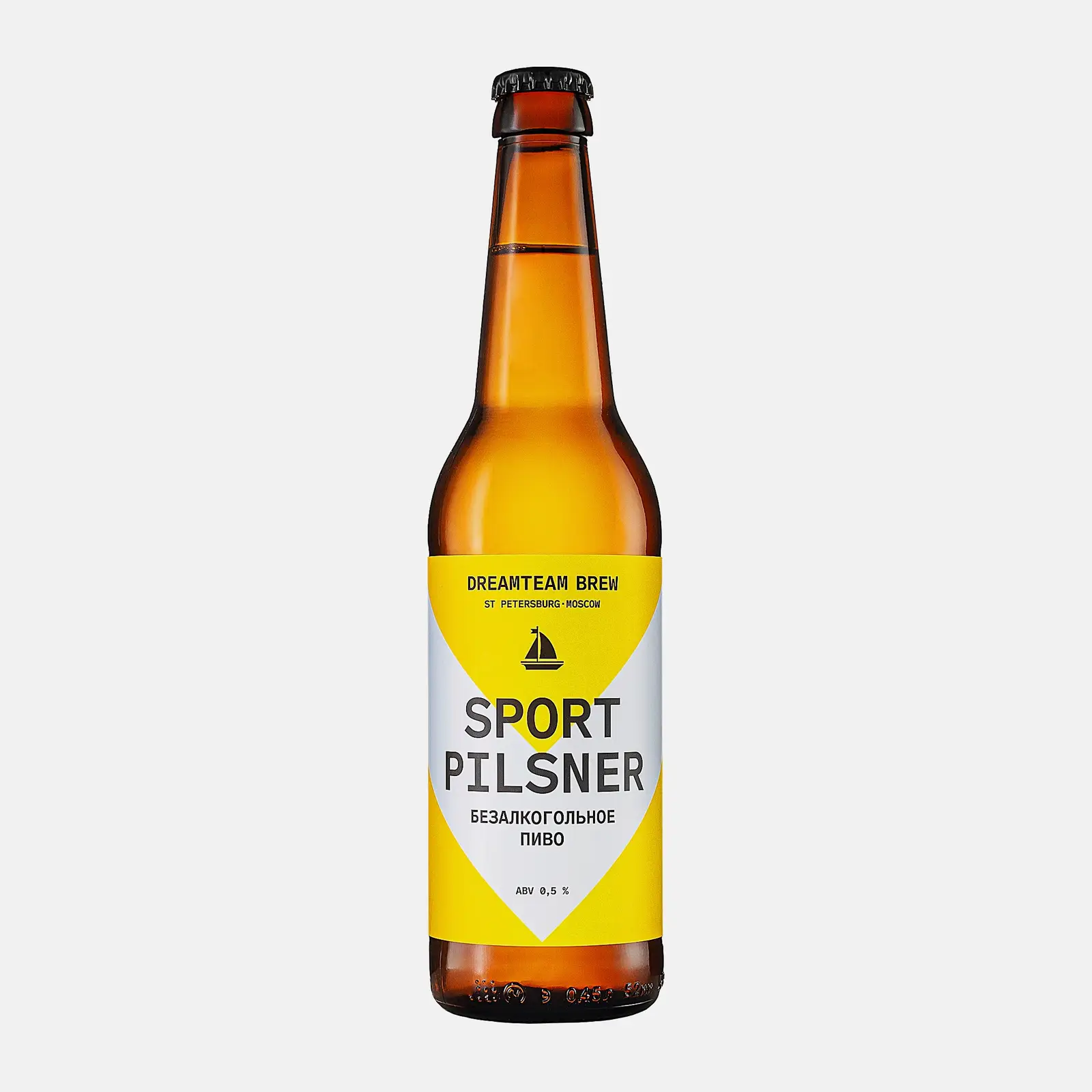 Изображение товара Безалкогольное светлое пиво Sport Pilsner 450 мл фильтрованное пастеризованное