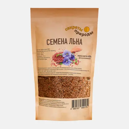Семена льна Секреты Природы 400г