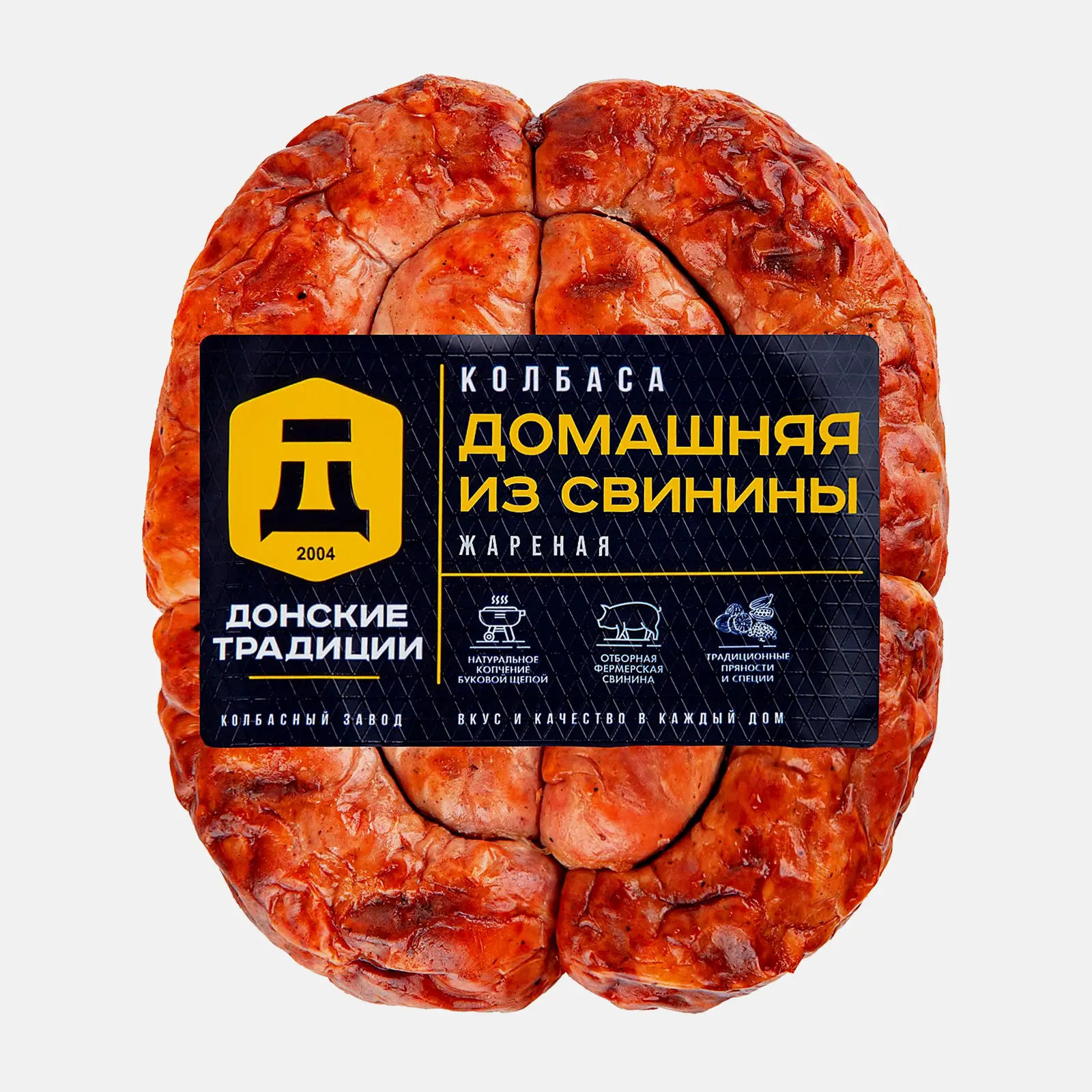 Колбаса Донские традиции Домашняя жареная из свинины весовая