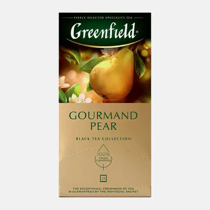 Чай черный Greenfield Гурманд Пэа 25пак 37.5г