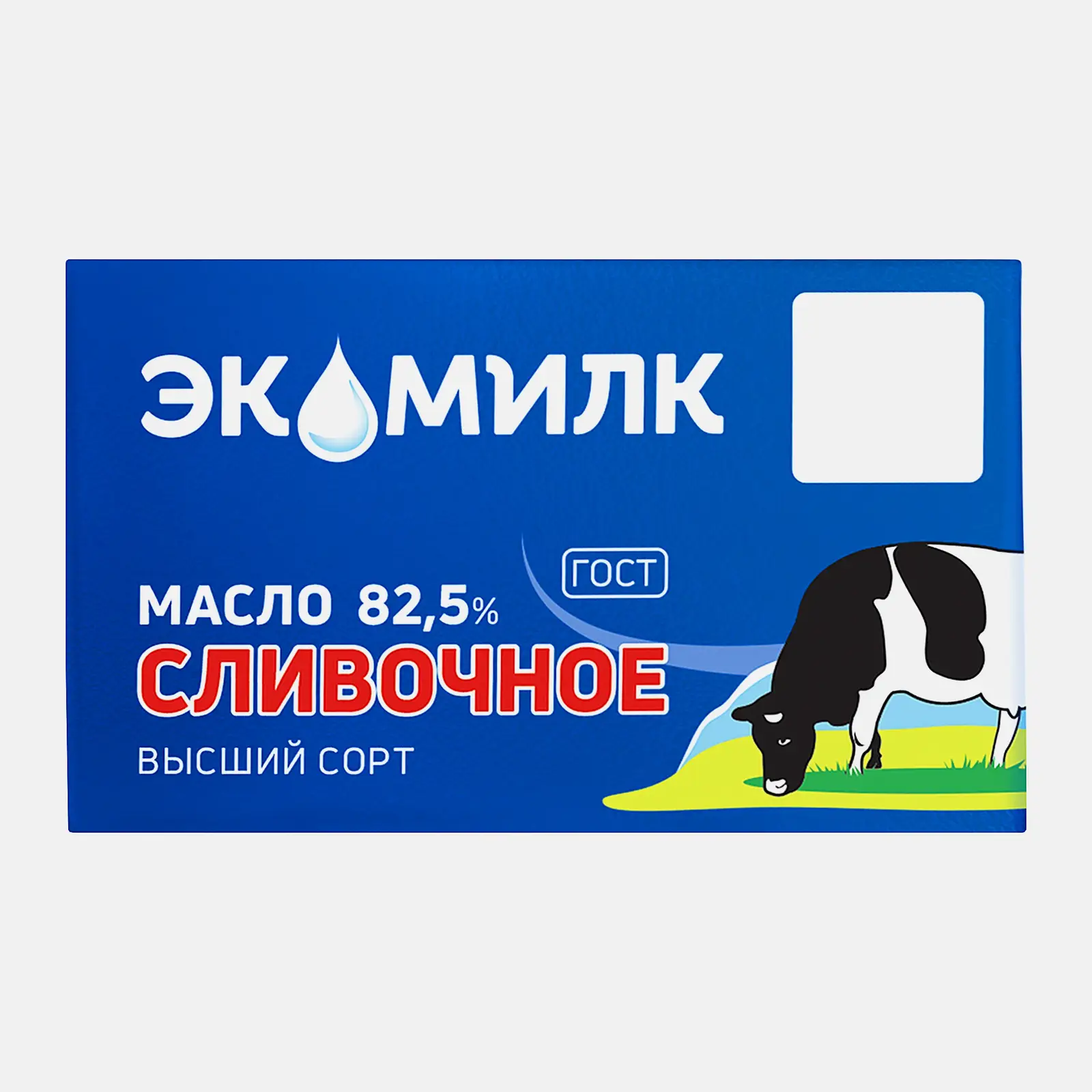 Изображение товара Сливочное масло Экомилк 82.5% 100г