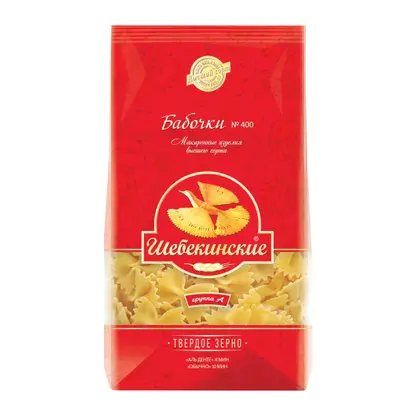 Изображение товара Макароны Шебекинские №400 Бабочки 350г