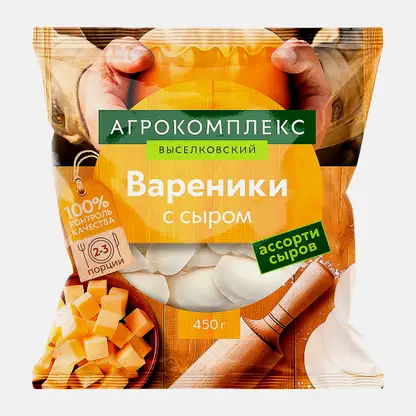 Вареники Агрокомплекс с сыром 450г