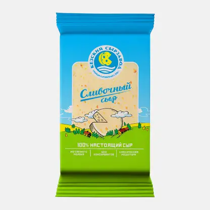 Сыр Сливочный Кезский Сырзавод 50% 200г