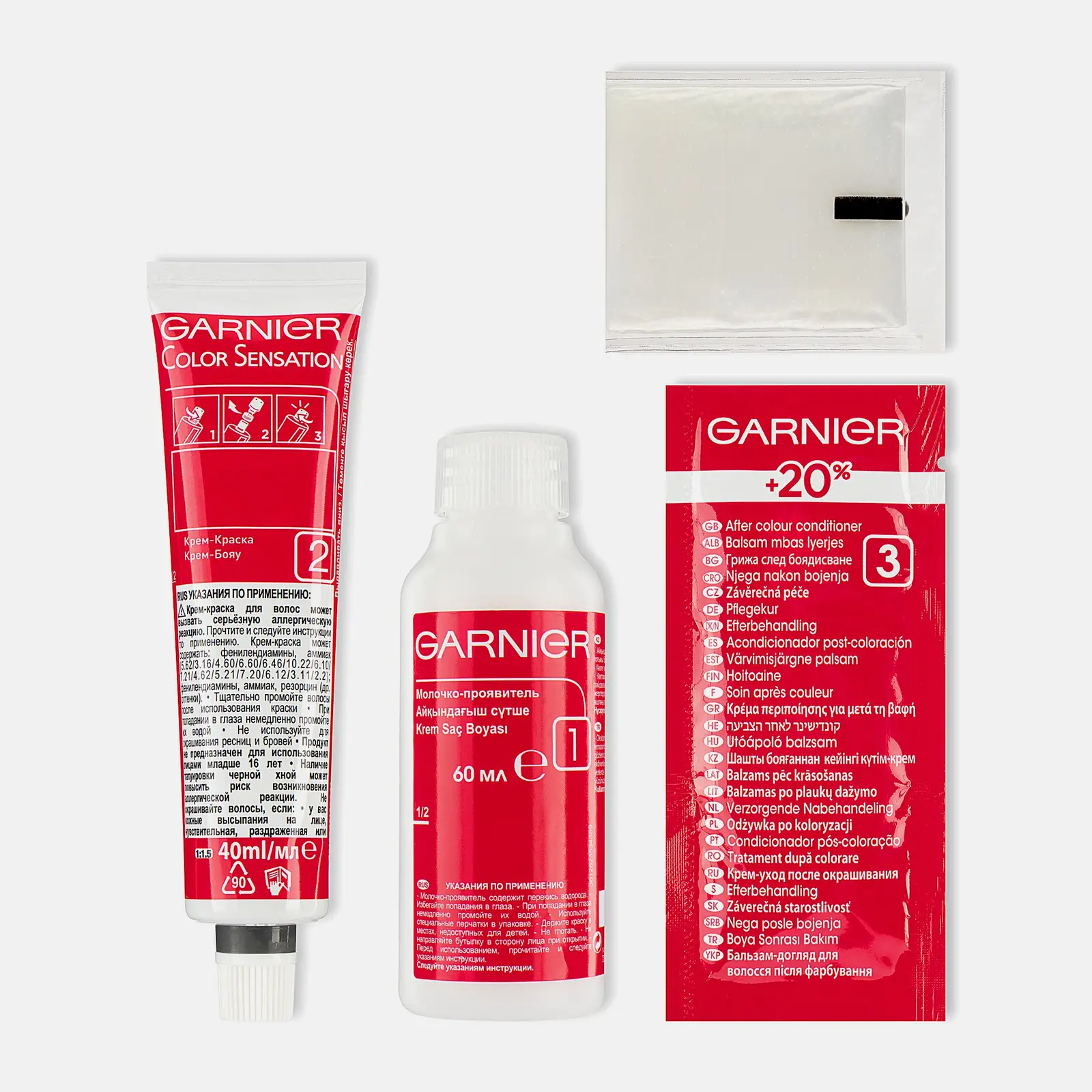 Стойкая крем-краска для волос Garnier Color Sensation Роскошь цвета оттенок 6.0 Роскошный темно-русый 110мл