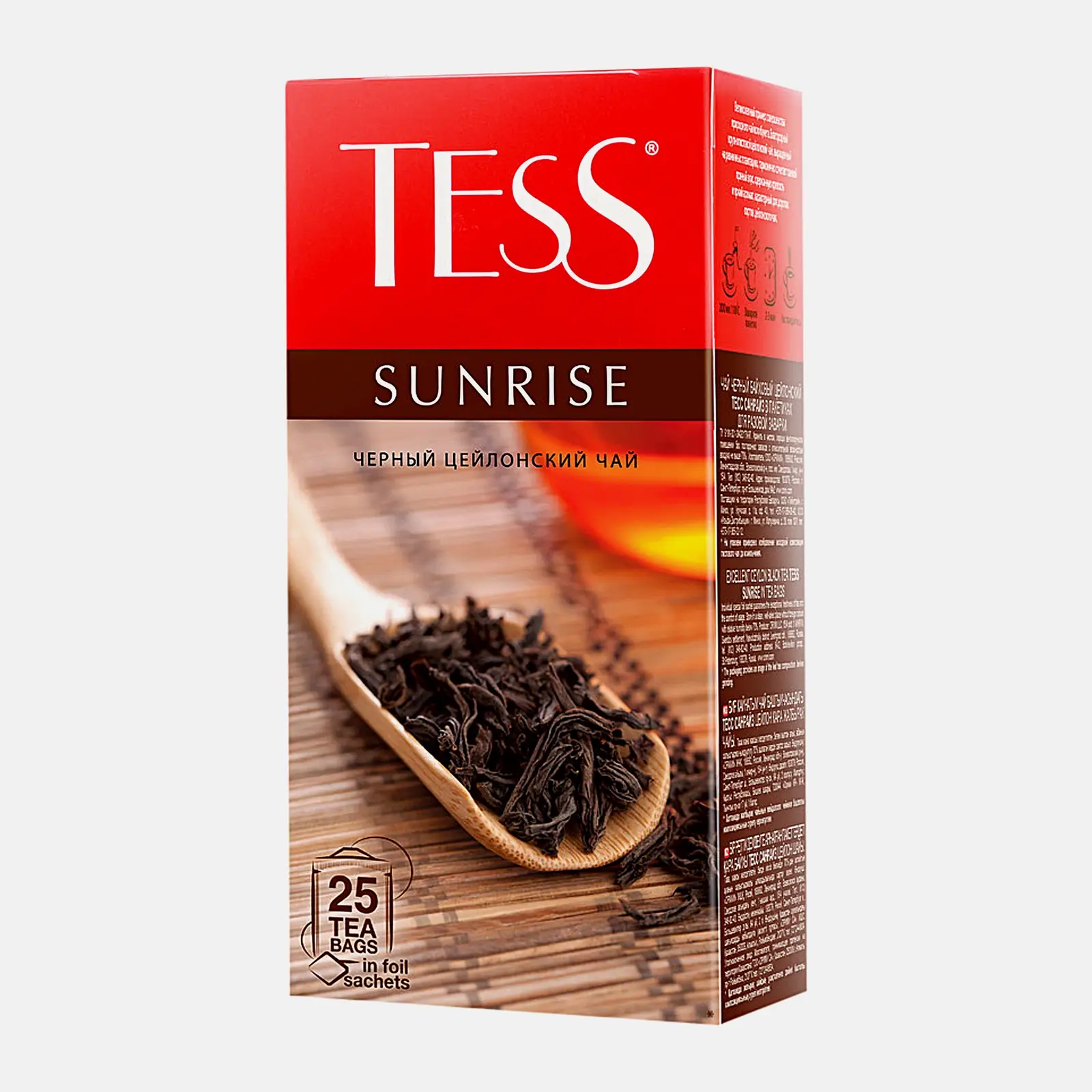 Чай черный Tess Sunrise 25пак - фото 3 Чай черный Tess Sunrise 25пак - фото 3