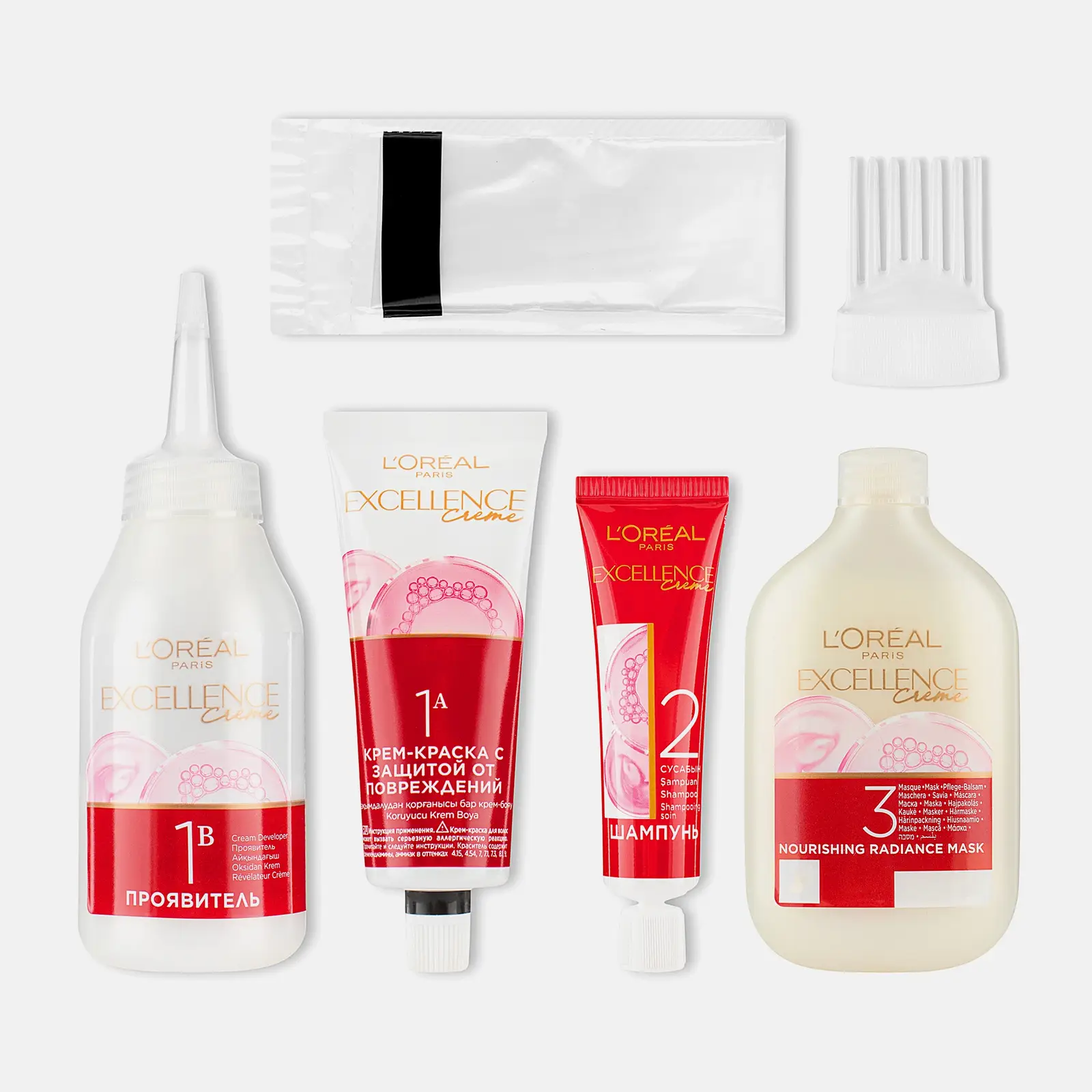 Стойкая крем-краска для волос L’Oréal Paris Excellence оттенок 4.02 Пленительный каштан - фото 3