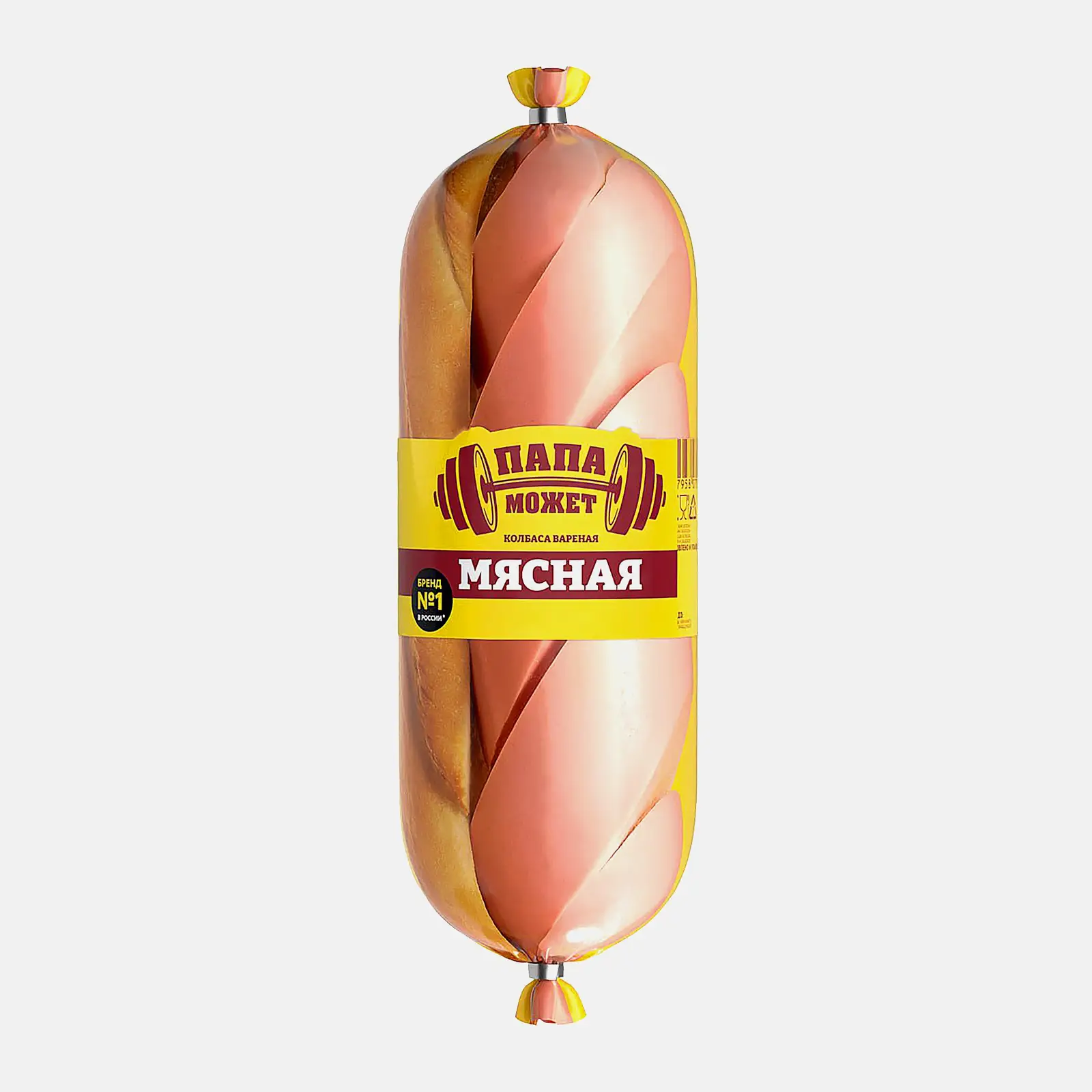 Колбаса Папа может Мясная вареная 700г