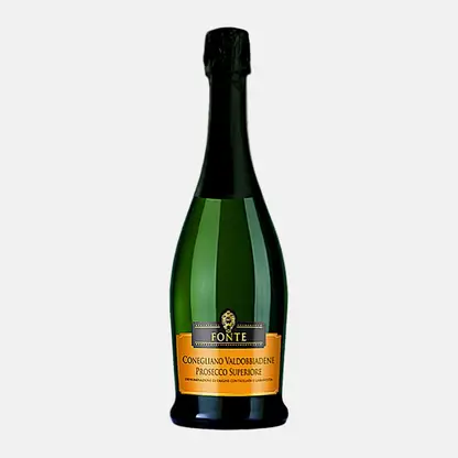 Вино игристое Fonte Prosecco Valdobbiadene белое брют 11% 750мл