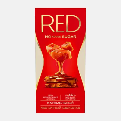 Шоколад Карамелизованный молочный Red 85г