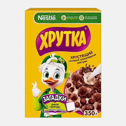 Шарики шоколадные Хрутка обогащенные кальцием 350г