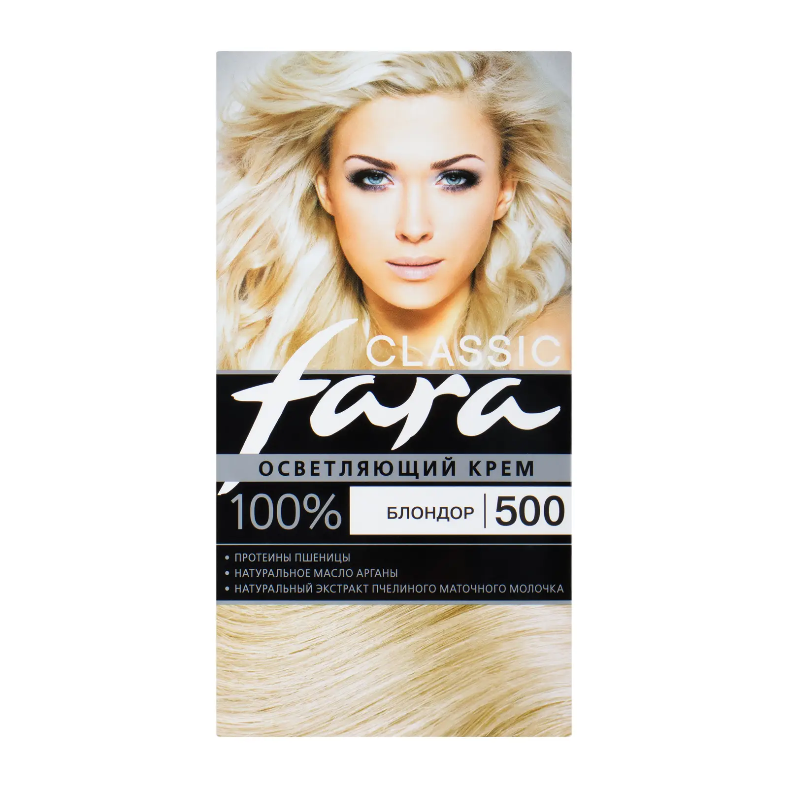 Крем-краска для волос Fara Classic Осветляющая 500 блондор