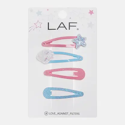 Набор клик-клаков с декором LAF 4шт