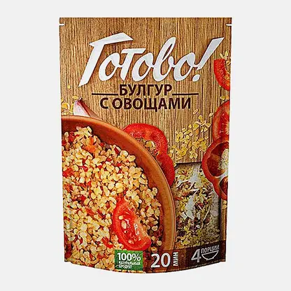 Булгур с овощами Готово! 250г