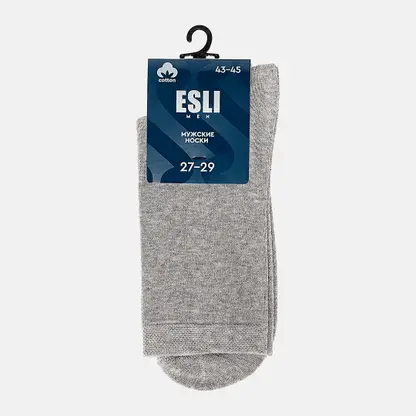 Серые носки мужские р.40-42 Esli