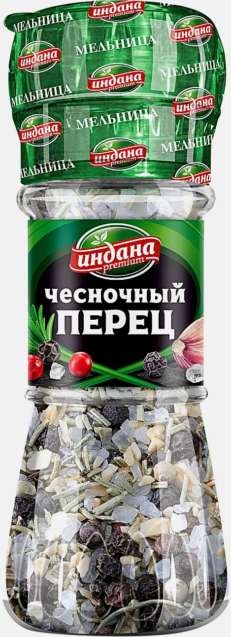 Приправа Индана Premium Чесночный перец 50г