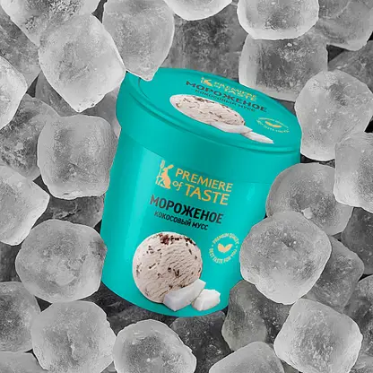 Мороженое с кокосовым муссом Premiere of Taste 330г