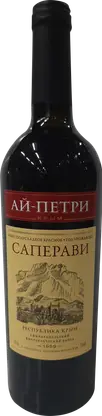 Вино Ай-Петри Саперави красное полусладкое 11% 750мл