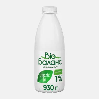Биопродукт кефирный Bio Баланс 1% 930мл