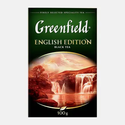 Чай черный Greenfield English Edition байховый 100г