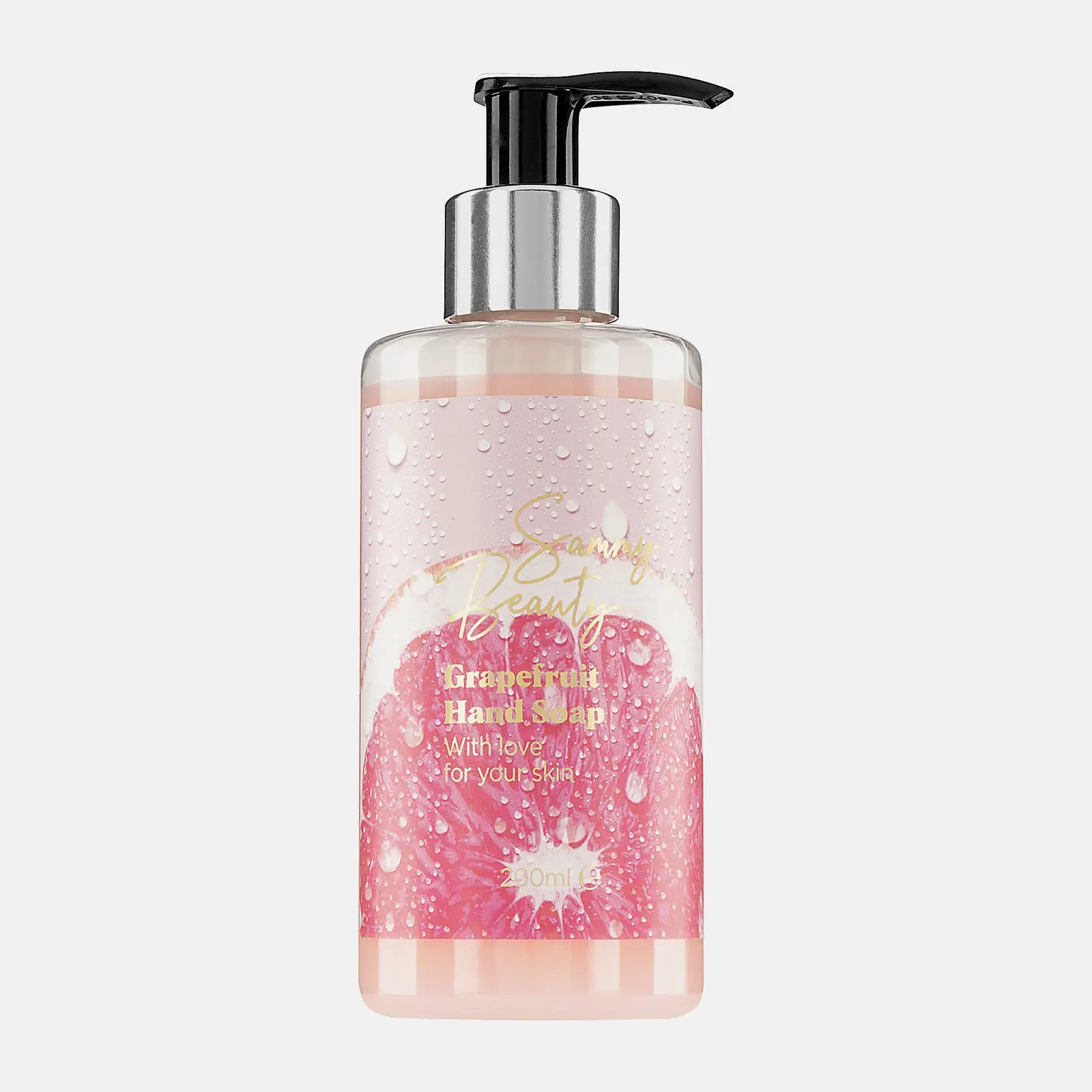Жидкое мыло для рук Sammy Beauty Grapefruit очищение питание увлажнение 200мл