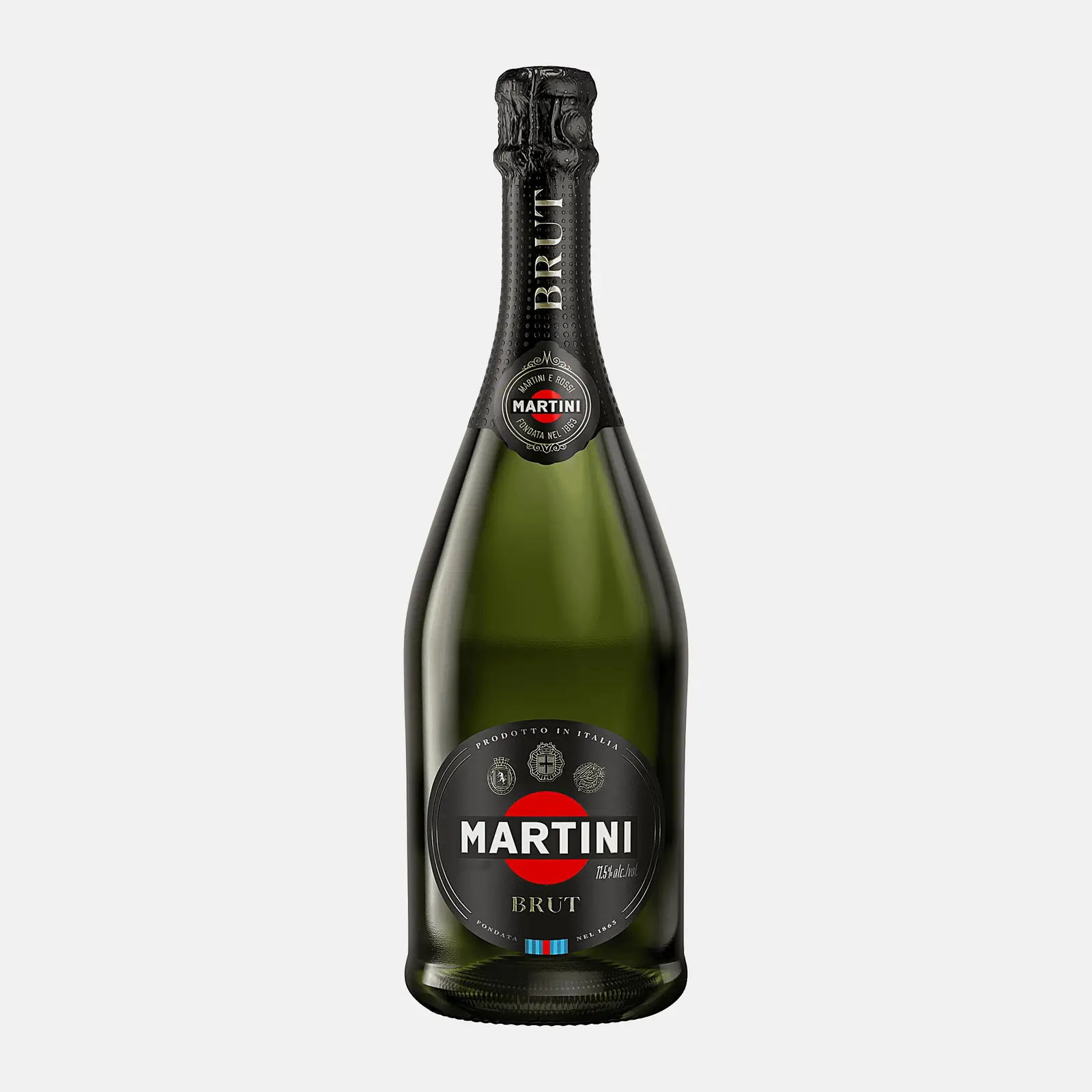 Изображение товара Игристое вино Martini Brut белое 750мл, Италия, Треббиано, Шардоне