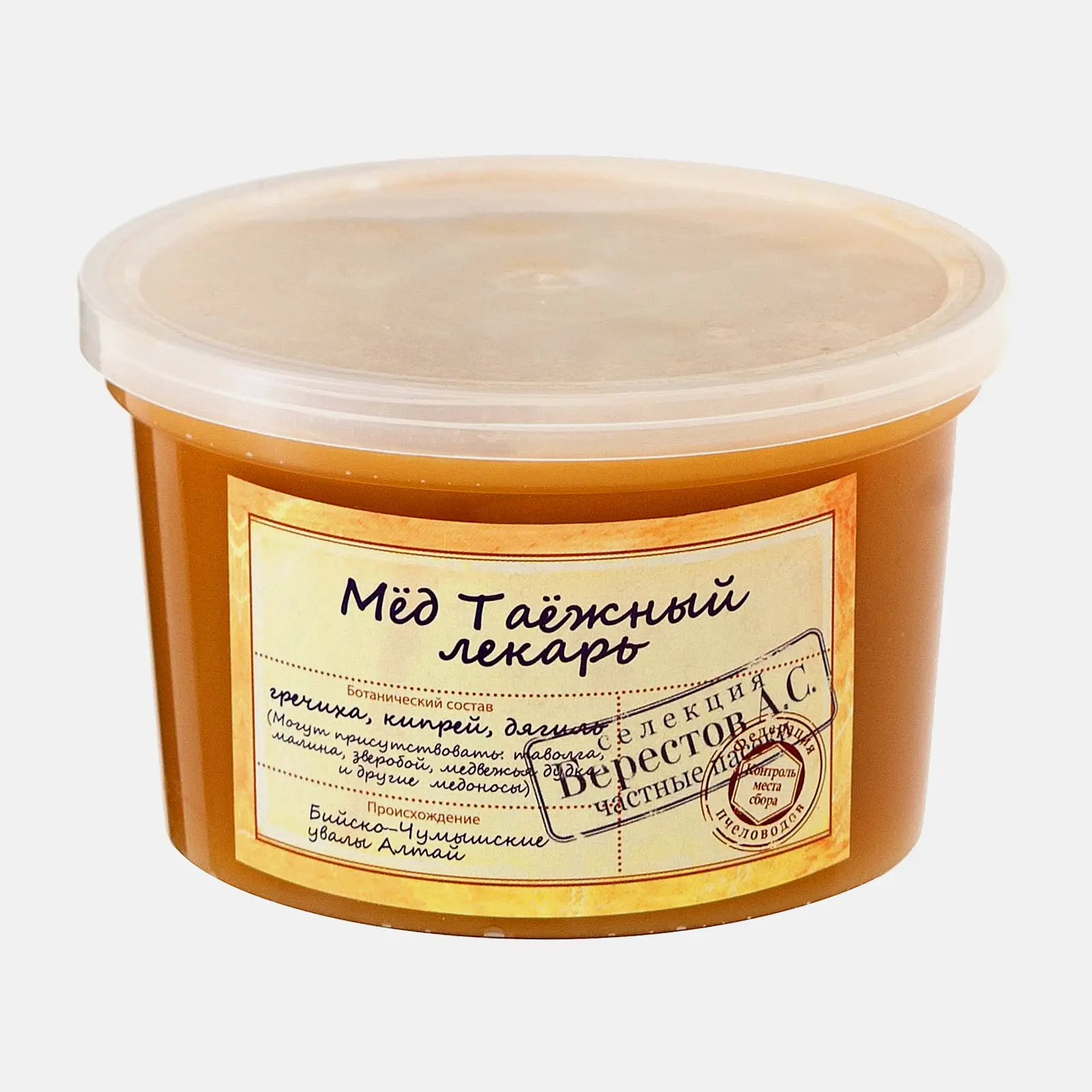 Мед Берестов А.С Таежный лекарь 360г - фото 2