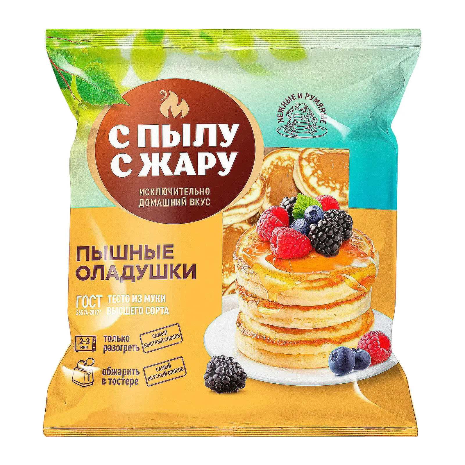 Изображение товара Оладушки С пылу с жару пышные домашние 280г