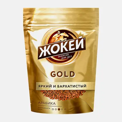 Кофе растворимый Жокей Gold сублимированный 75г
