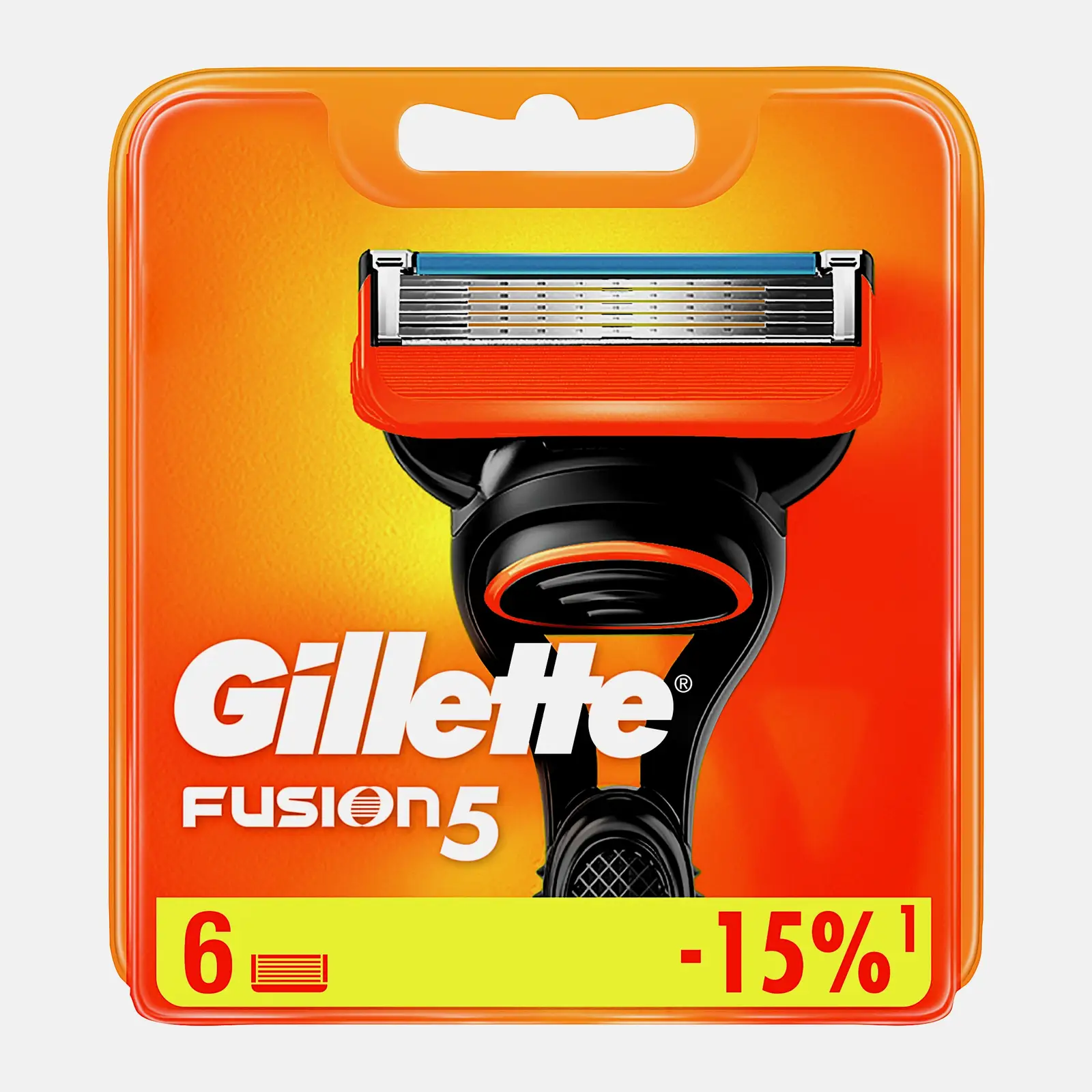 Сменные кассеты для бритья Gillete Fusion 6шт