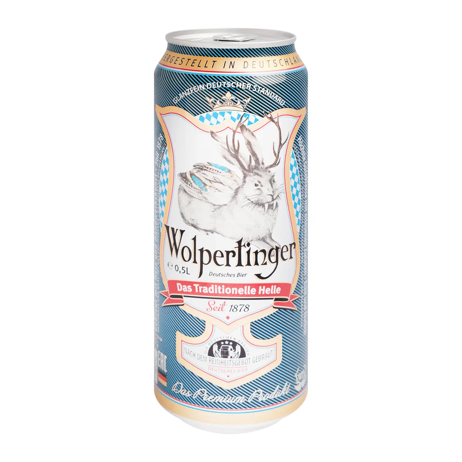 Изображение товара Пиво Wolpertinger Das Traditionelle Helle светлое фильтрованное 4.9% 500мл