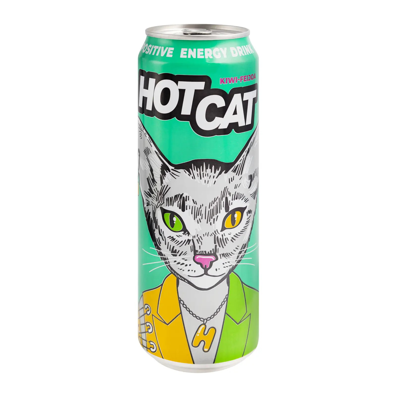 Изображение товара Напиток Hot Cat энергетический киви-фейхоа 450мл