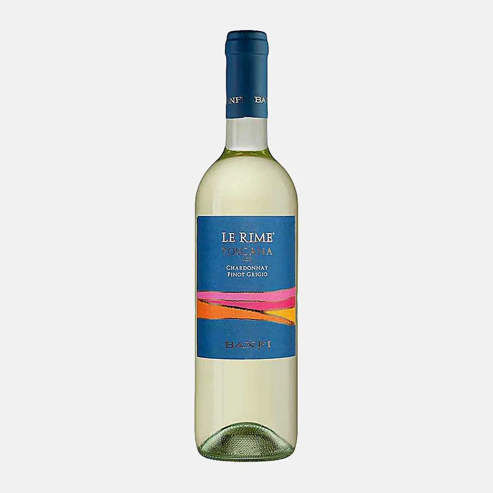Вино Banfi Le Rime белое сухое 12.5% 750мл