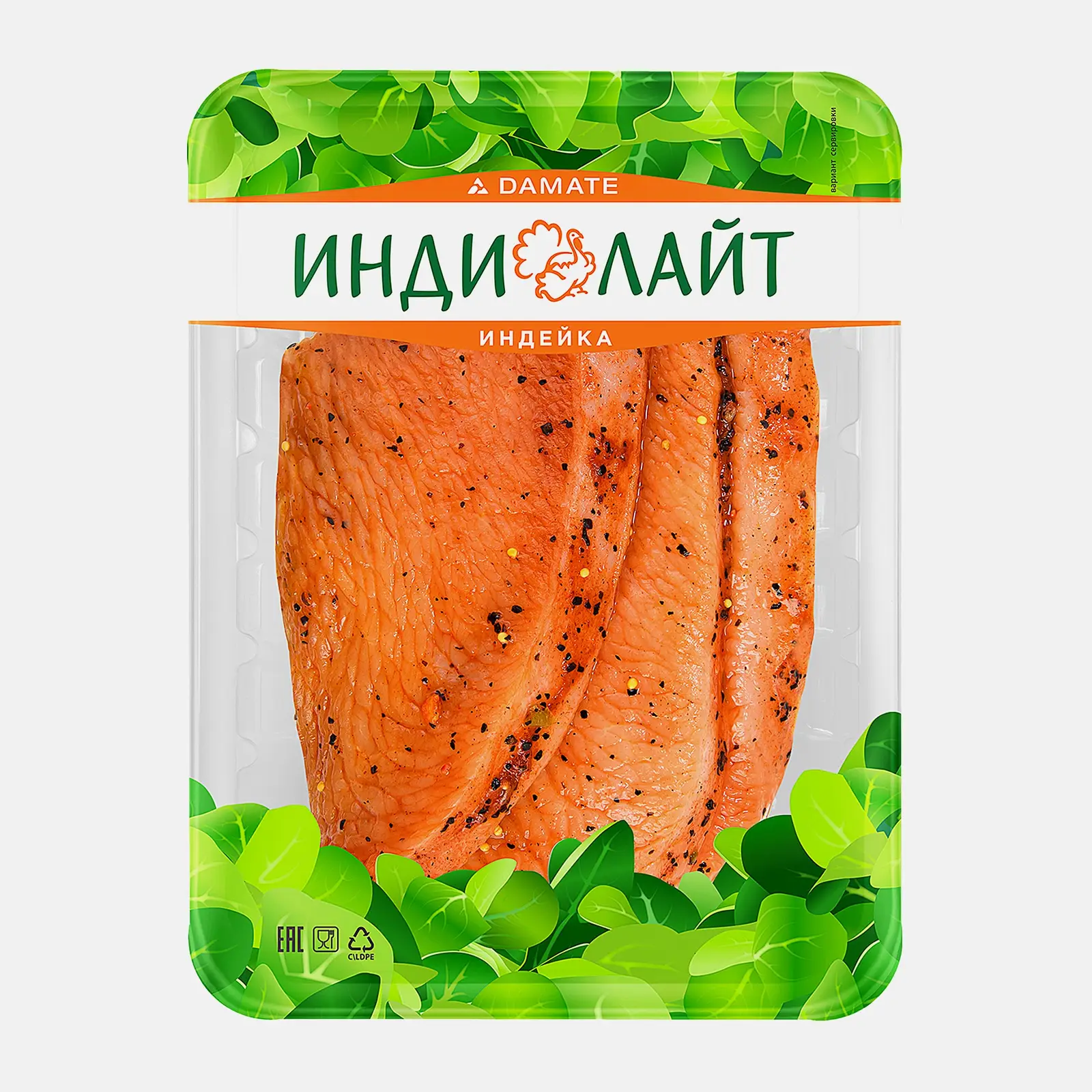 Изображение товара Стейк из индейки Индилайт по-мексикански 600г готовое мясо быстрое приготовление