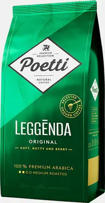 Кофе молотый Poetti Leggenda Original 250г