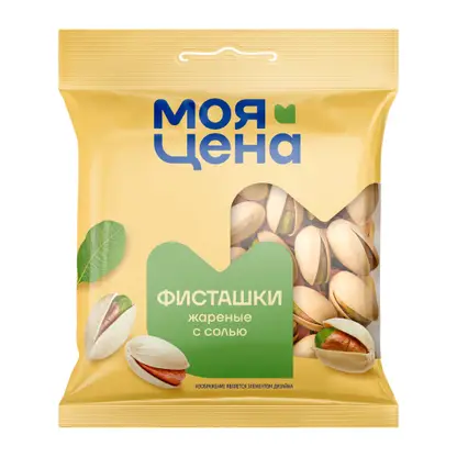 Изображение товара Фисташки Моя цена жареные соленые 100г