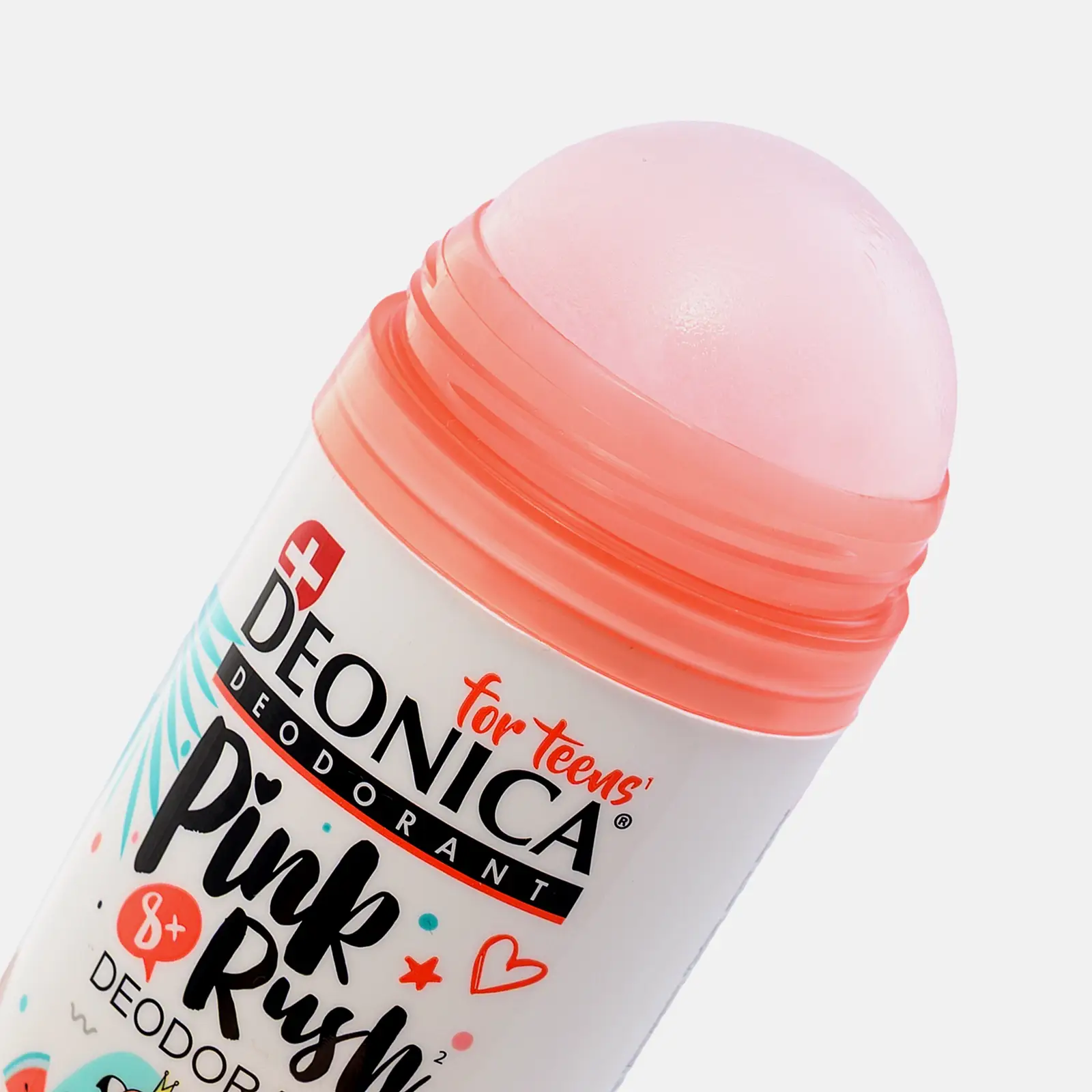 Дезодорант антиперспирант для подростков Pink Rush шариковый Deonica 50мл
