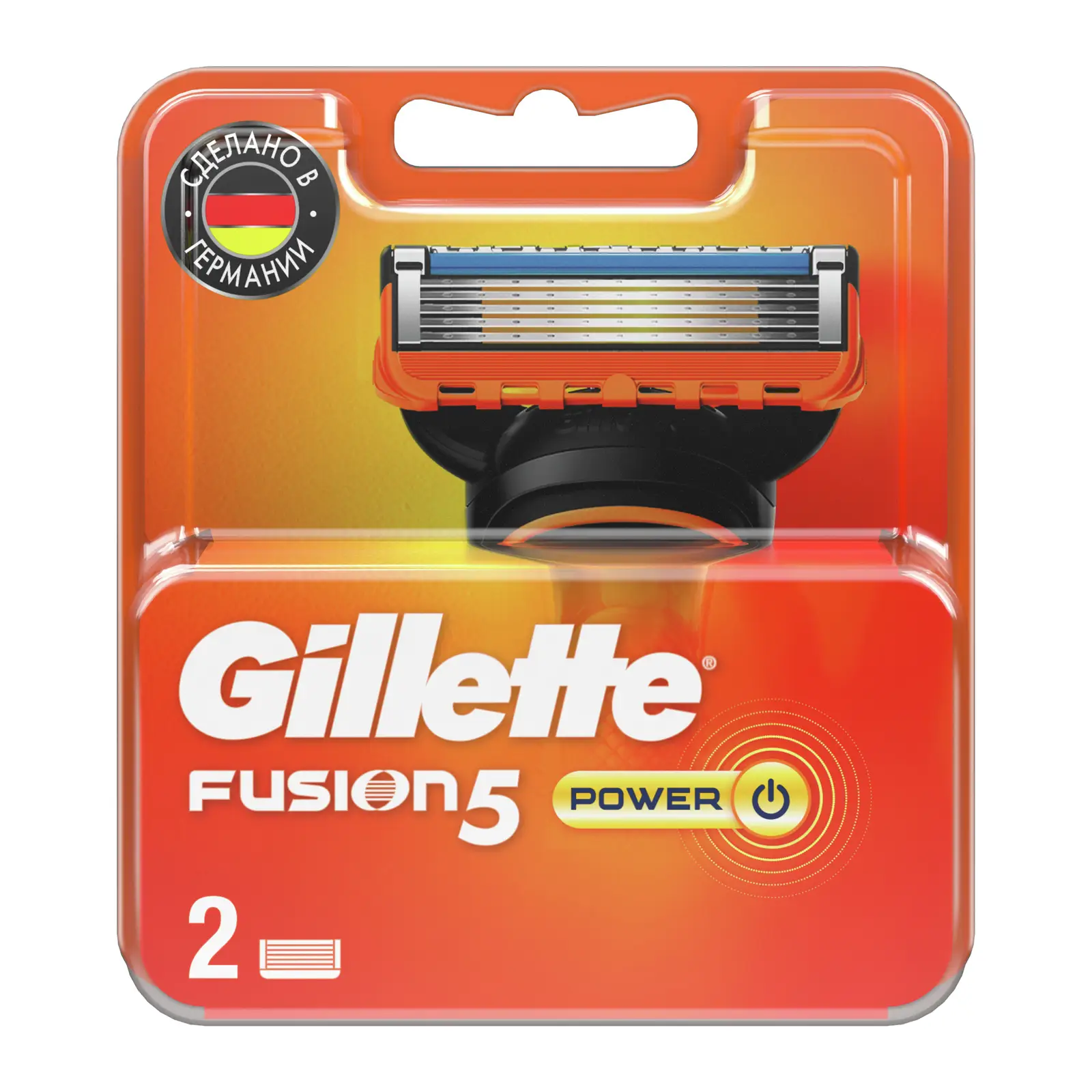 Сменные кассеты для бритья Gillette Fusion 5 Power 2шт