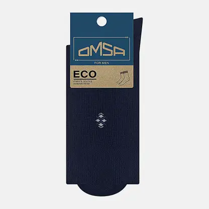 Носки мужские демисезонные синие р.45-47 Omsa Eco