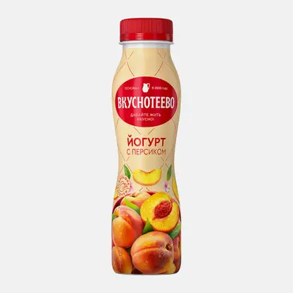 Йогурт Вкуснотеево с персиком 2% 280г