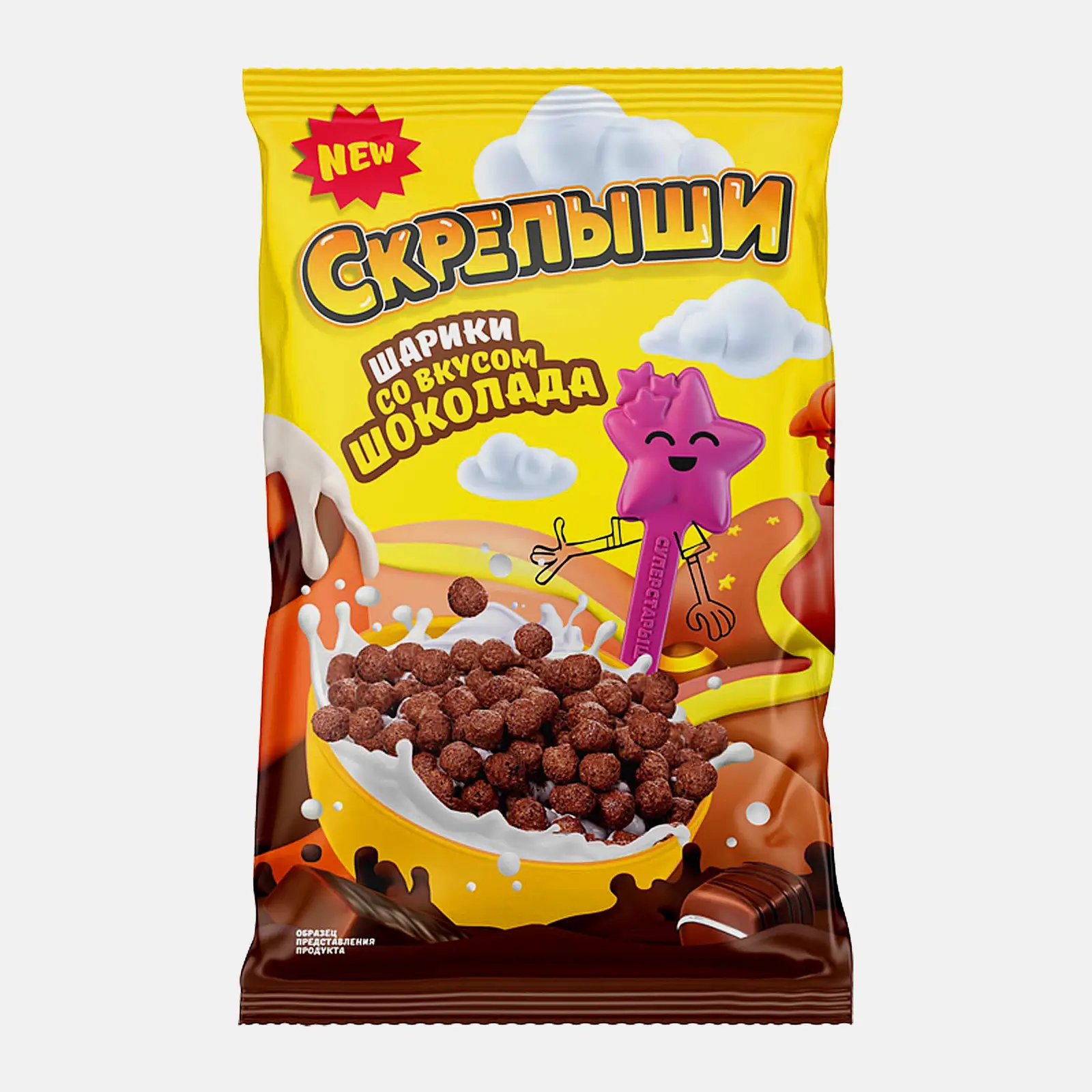 Шарики со вкусом шоколада Праздник Сластены 170г в ассортименте - фото 2 Шарики со вкусом шоколада Праздник Сластены 170г в ассортименте - фото 2