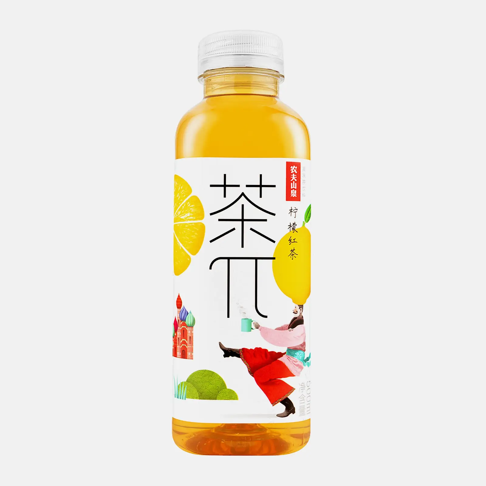 Изображение товара Холодный чай черный с лимоном 500 мл напиток освежающий фруктовый чай