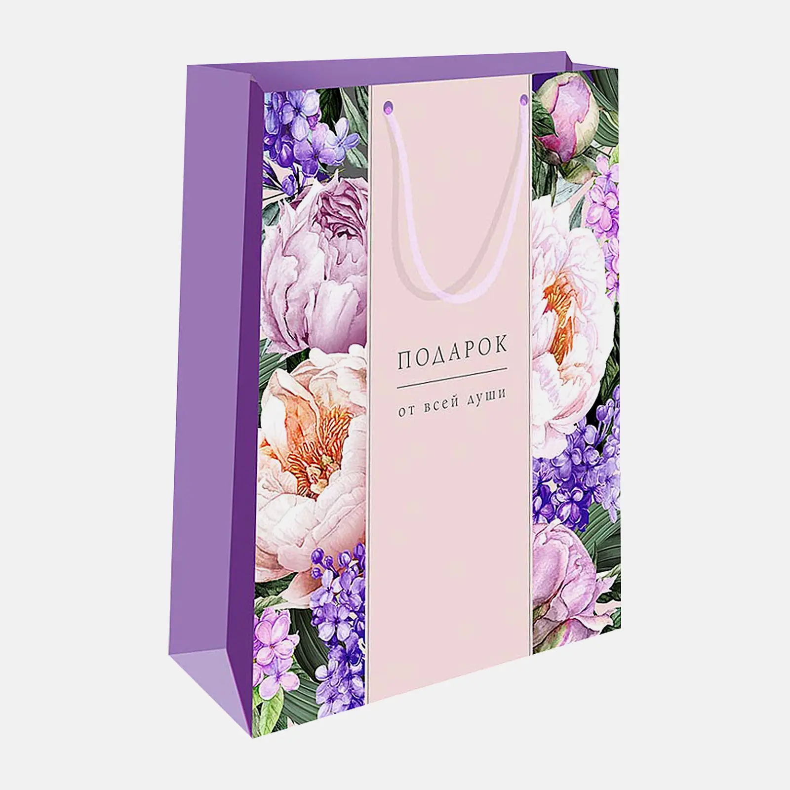 Подарочный пакет бумажный 18*22.3*10см в ассортименте