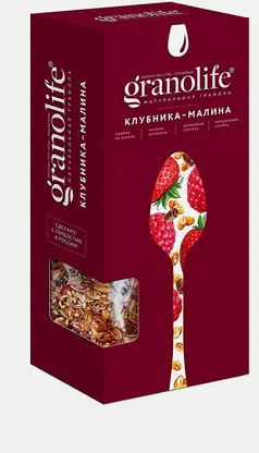 Гранола Granolife Клубника-Малина 400г