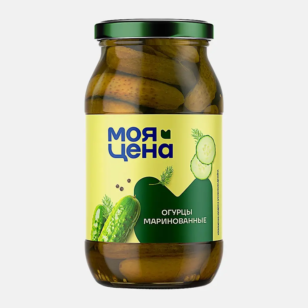 Изображение товара Мои маринованные огурцы 900мл - вкусная и хрустящая закуска