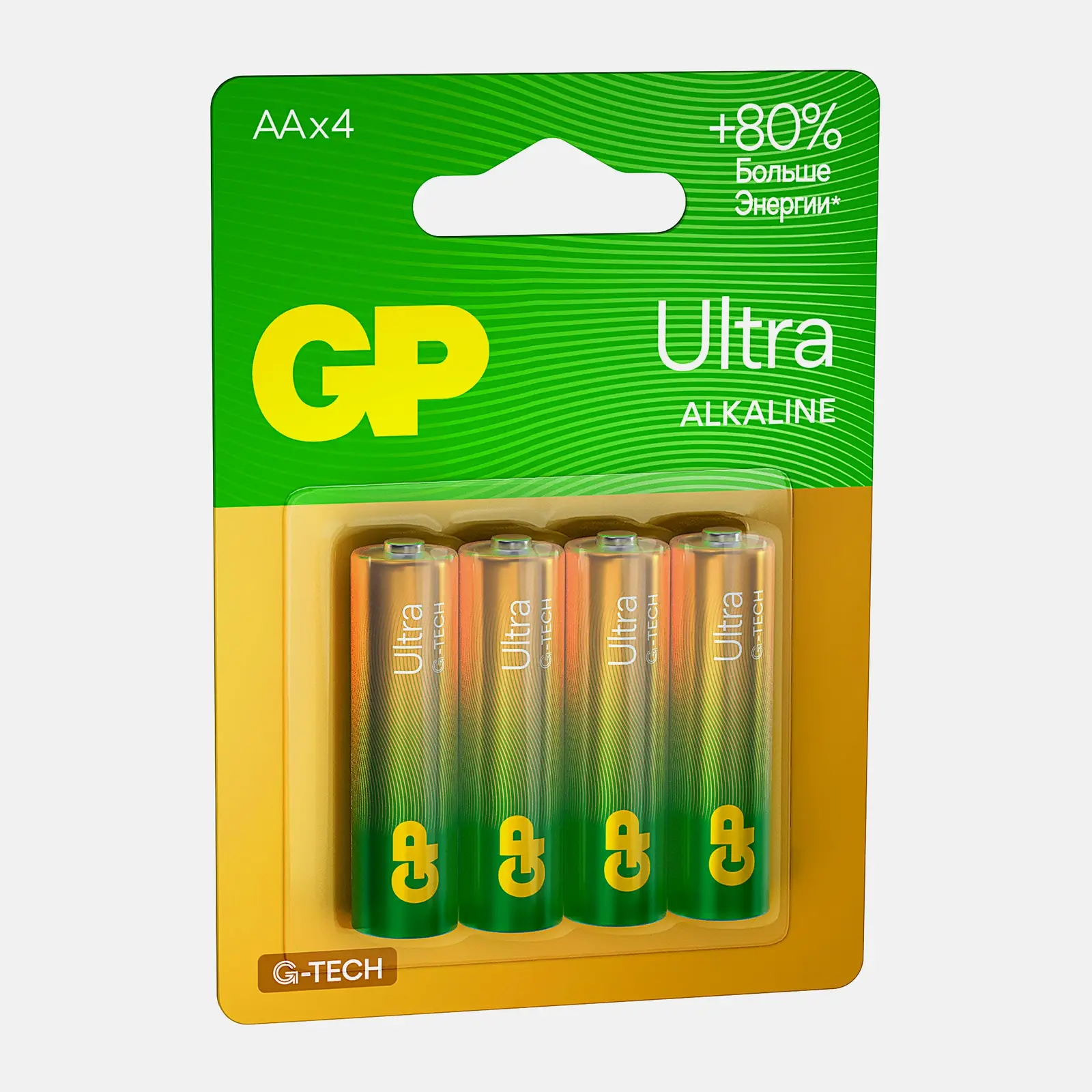 Батарейки GP Ultra АА 4шт - фото 2 Батарейки GP Ultra АА 4шт - фото 2